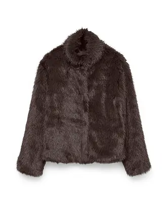 VERO MODA | Jacke in Felloptik VMMONROE | braun